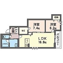 Ｓｉｍｂｉｏｓｉ 00202 ｜ 千葉県成田市郷部1367（賃貸マンション2LDK・2階・69.75㎡） その2