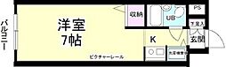 ジョイフル川崎弐番館 ワンルームの間取図画像