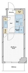 ライオンズマンション中野第5 1Kの間取図画像
