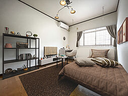 Ｊハウス 201 2階1Kのリビング/ダイニング