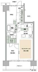都営新宿線 東大島駅 徒歩8分の賃貸マンション 3階2LDKの間取り
