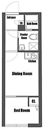 MAXIV CITY堀切RIVER SIDE 1DKの間取図画像