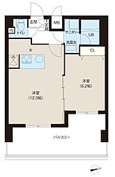 MAXIV八広 5階1LDKの間取り