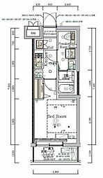 HY'sNOBORITOBLOSSOM 1Kの間取図画像