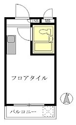 メゾン・ド・ルメード ワンルームの間取図画像