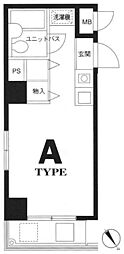 メインステージ西葛西 ワンルームの間取図画像