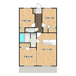 間取図画像 3LDK