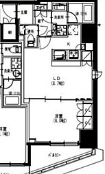 S-RESIDENCEHIKIFUNE 1LDKの間取図画像