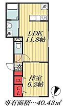 東京都江戸川区谷河内２丁目（賃貸アパート1LDK・1階・40.43㎡） その2