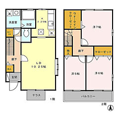 物件の間取り