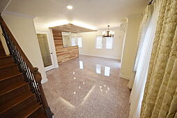 小田急多摩線 栗平駅 徒歩15分の賃貸テラスハウス 2階3LDKのリビング/ダイニング