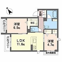 シャーメゾン　ソラ 0202 ｜ 大阪府大阪市住吉区長居東４丁目15-26（賃貸マンション2LDK・2階・57.66㎡） その2