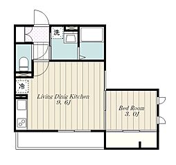 ハイツMEGUMI 1階/-