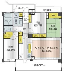aie八王子 3LDKの間取図画像
