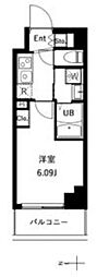 アーバンパーク川口並木 1Kの間取図画像