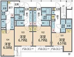 カインドネス本厚木ガーデンI 1階/103