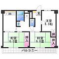 ビレッジハウス草部5号棟5階5.3万円