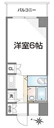 ハイムピア8 ワンルームの間取図画像