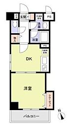 カナルマルテ 1DKの間取図画像