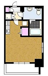 Log下高井戸 1Kの間取図画像
