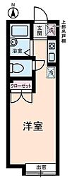 カーサ西荻 ワンルームの間取図画像