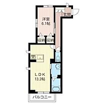 グランシャリオ 00201 ｜ 東京都福生市加美平１丁目6-7（賃貸マンション1LDK・2階・50.18㎡） その2