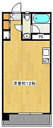 博多スタービル ワンルームの間取図画像