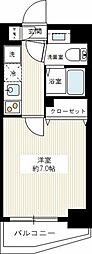 マキシヴ西川口AZ 1Kの間取図画像