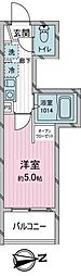 ヨーク所沢II 1Kの間取図画像