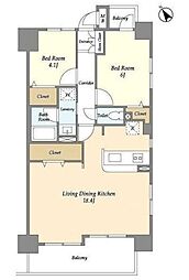 AmourYokohama 3LDKの間取図画像
