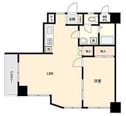 ライオンズマンション志村坂上 1LDKの間取図画像