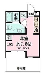 CIELS ワンルームの間取図画像