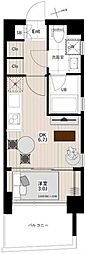 アーバンパーク清澄白河 2階1DKの間取り