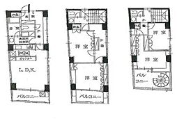 トレジャリィ大山 4階4LDKの間取り