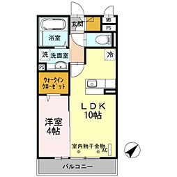 アトレ 3階1LDKの間取り