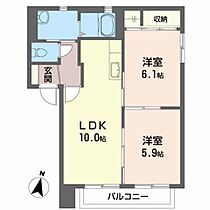 ハイライズＭＲIII　Ａ 102 ｜ 福島県郡山市富田西６丁目180（賃貸アパート2LDK・1階・50.00㎡） その2