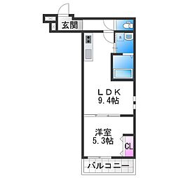 フジパレス松虫通WEST 1階/-