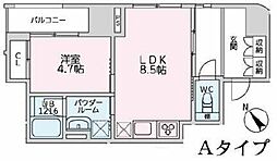 Address千石 1LDKの間取図画像