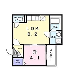 グランロイヤル 1LDKの間取図画像