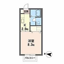 プリマヴェーラ 202 ｜ 山形県山形市沼の辺町10-12（賃貸アパート1K・2階・26.40㎡） その2