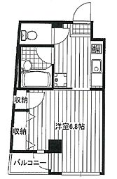 マイプレイス 3階1Kの間取り