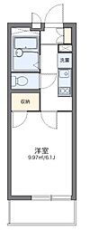 レオパレスリソランテ 1Kの間取図画像