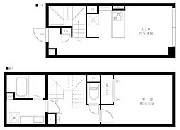 LEGALAND大井町 1階1LDKの間取り