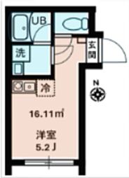 シャッツクヴェレ高円寺北 ワンルームの間取図画像