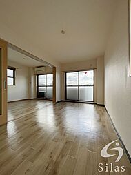 JR片町線(学研都市線) 鴫野駅 徒歩5分の賃貸マンション 4階1LDKのリビング/ダイニング