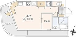 GrandStoryYOGA2 1LDKの間取図画像