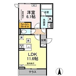 ブリューエン河原口 1階