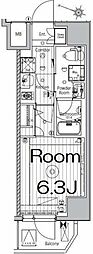MAKESDESIGN品川NORTH 1Kの間取図画像