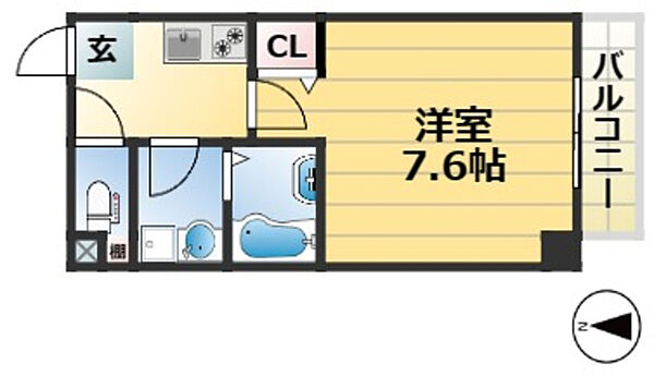 兵庫県神戸市兵庫区南逆瀬川町(賃貸アパート1R・2階・21.42㎡)の写真 その2