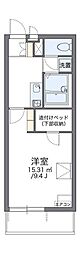 レオパレスガイア初雁 1Kの間取図画像
